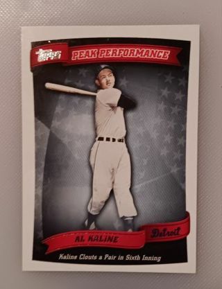 2010 Topps Peak Performance AL Kaline