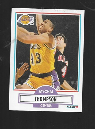 1990 FLEER MYCHAL THOMPSON #95