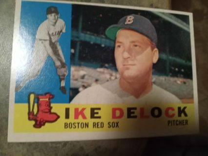 1960 TOPPS IKE DELOCK BOSTON RED SOX BASEBALL CARD# 336