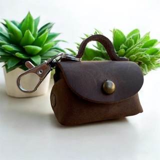 Mini Leather Purse Tote Keychain Charm Kit