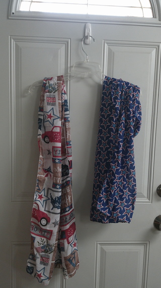 (2) Patriotic Scarves