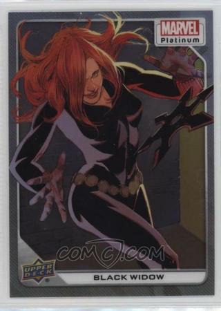 BLACK WIDOW 2023 UPPER DECK MARVEL PLATINUM CHROME TRADING CARD