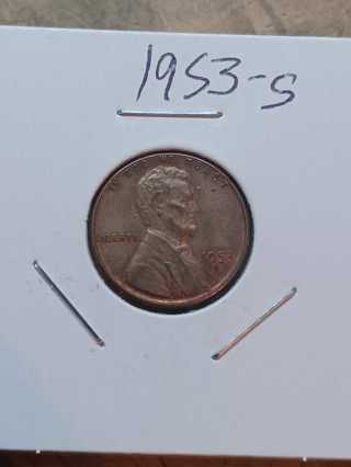 1953-S Lincoln Wheat Penny! 41
