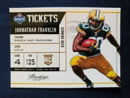 2013 Panini Prestige NFL Draft Tickets Johnathan Franklin