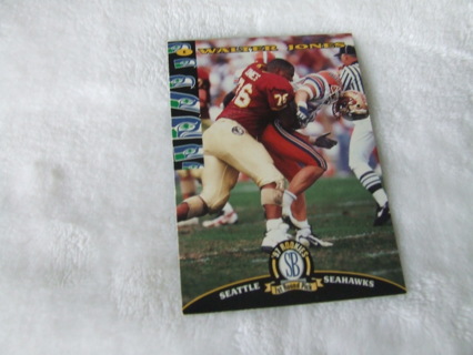 1997 Walter Jones Florida State Seminoles Scoreboard Rookie Hall of Famer Card #61