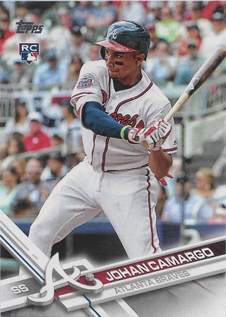  2017 Topps Update #US45 Johan Camargo RC Atlanta Braves