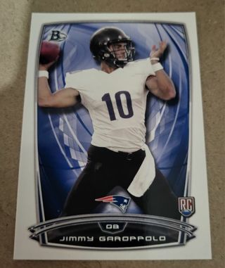 2014 Bowman Jimmy Garoppolo Rookie Card Las Vegas Raiders