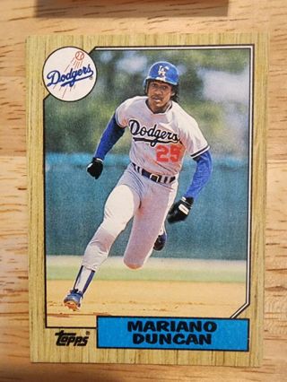 87 Topps Mariano Duncan #199