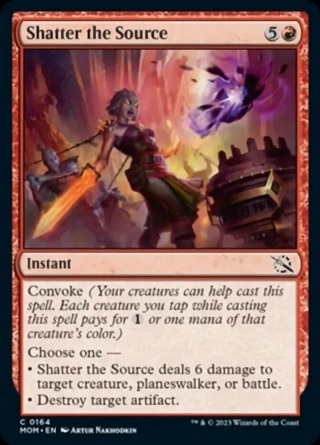 Shatter the Source - Foil MTG March of the Machine NM Magic Foil