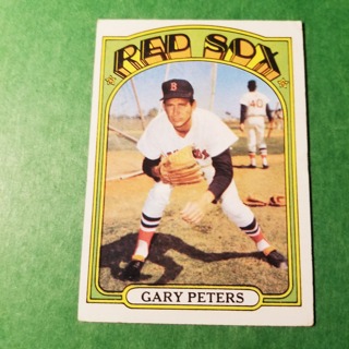 1972 - TOPPS BASEBALL CARD NO. 503 - GARY PETERS - RED SOX