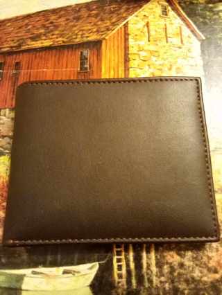 Genuine Leather Men's Wallet New Without Box