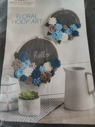 Annie's Floral Hoop Art Kit