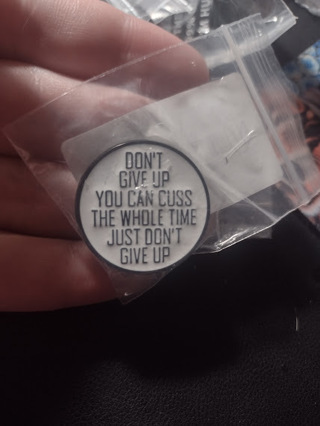 Pin - Don't Give Up