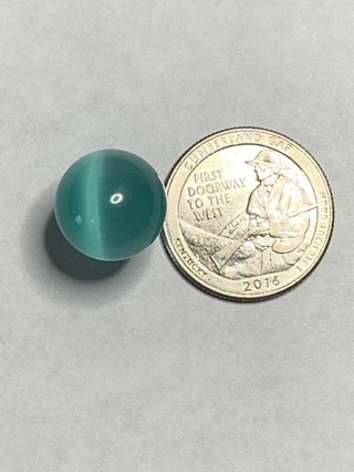 ✿HEALING STONE~#1~LIGHT BLUE CATS EYE~MUSHROOM-SHAPED~THESE ARE ALL THE SAME!~FREE SHIPPING✿