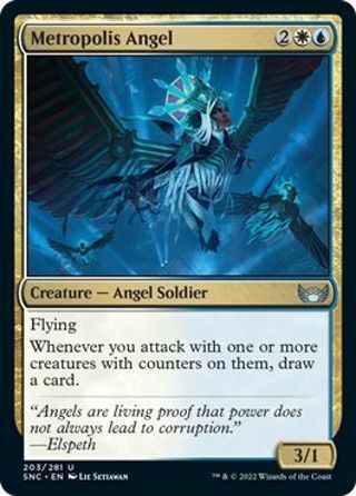 2022 Magic the Gathering Metropolis Angel MTG card