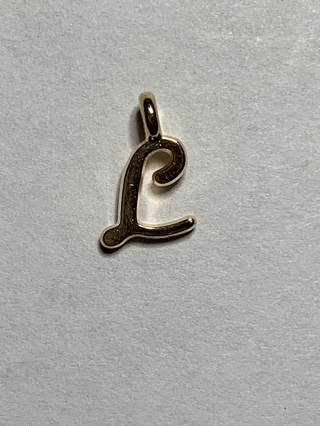 ♥GOLD INITIAL LETTER CHARMS~#L3~FREE SHIPPING♥