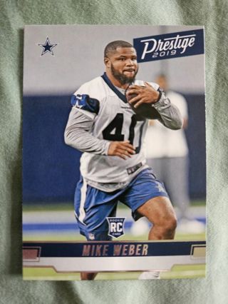 2019 Panini Prestige Rookie Mike Weber