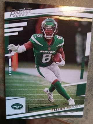 2022 PANINI PRESTIGE ELIJAH MOORE NEW YORK JETS FOOTBALL CARD# 227