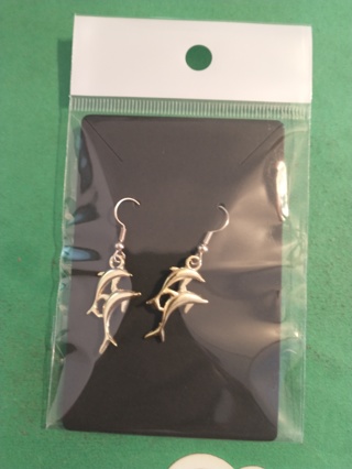 dolphin earrings free shipping