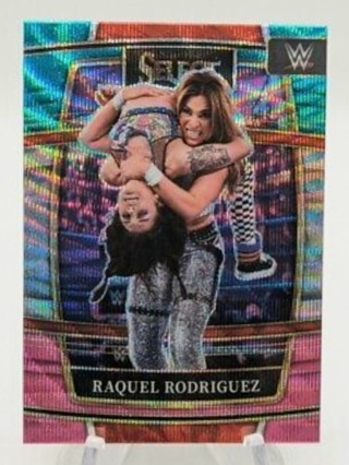 2023 WWE Select - Raquel Rodriguez Tri-Color Wave Prizm SP #6