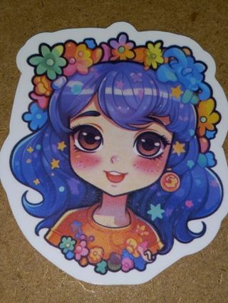 Anime one new nice vinyl sticker no refunds regular mail Very nice these are all nice