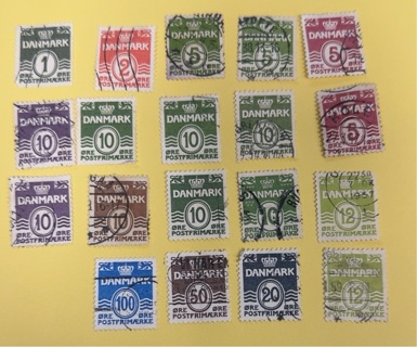 Denmark  stamp lot