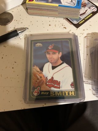 2001 topps update chrome rookie card roy smith