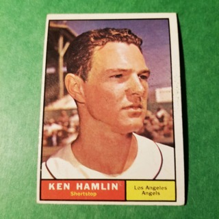 1961 - TOPPS BASEBALL CARD NO. 263 - KEN HAMLIN - ANGELS