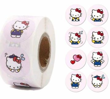 ➡️NEW⭕(8) 1" HELLO KITTY STICKERS!!