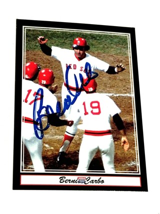 Autograph Bernie Carbo -Red Sox