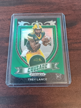 Trey Lance *Green Rookie (2021 Prizm Draft Picks) #164