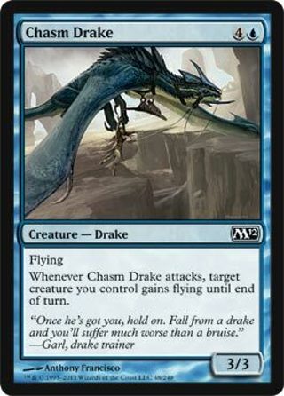 2011 Magic the Gathering Chasm Drake MTG Card