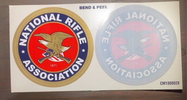 NATIONAL RIFLE ASSOCIATION STICKERS 