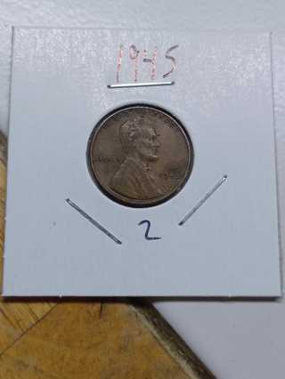 1945 Lincoln Wheat Penny! 43.2