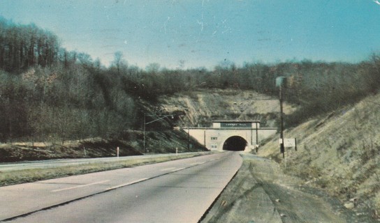 Vintage Used Postcard: (gin2): 1957 Pennsylvania Turnpike