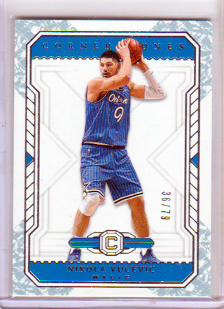 Nikola Vucevic, 2018-19 Panini Cornerstones Card #119, Orlando Magic, 36/79, (L3)