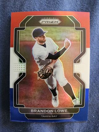 2022 Panini Prizm Red/White/Blue Prizm Brandon Lowe