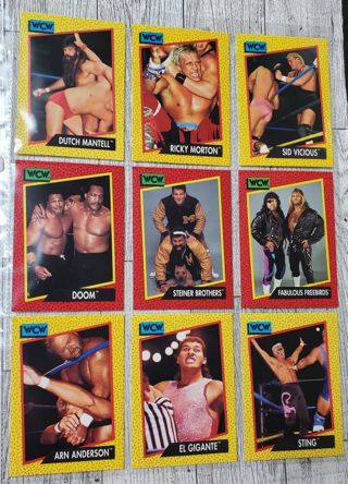 9 WCW 1991 Cards