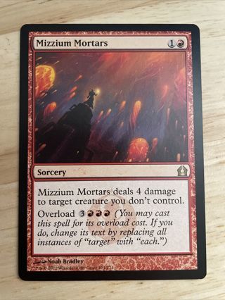 MTG- Mizzium Mortars Return to Ravnica 101/274 Regular Rare