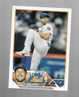 2023 TOPPS MAX SCHERZER #21