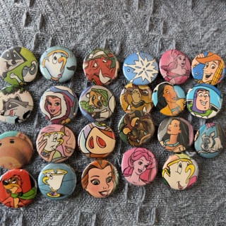 23 Disney Character 1 inch  pins Lot P-23