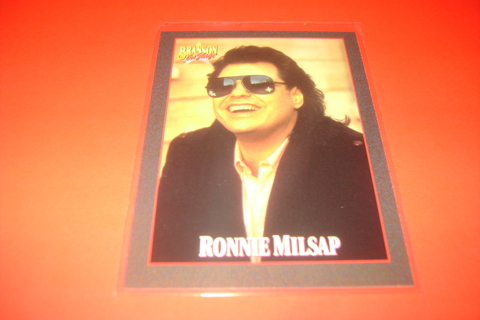 Ronnie Milsap Trading card Country Music