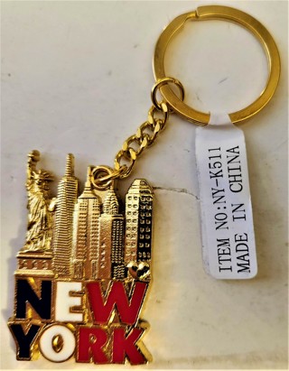 New metal New York City keychain: Statue of Liberty, Freedom Tower, Empire State Building, etc.