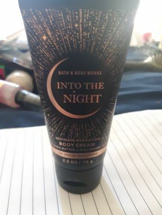 BBW into the night body cream