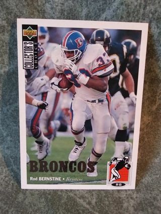 Football Trading Card Rod Bernstine