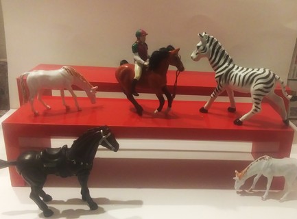 Vintage and Newer Horse Figures / Jockey Figure