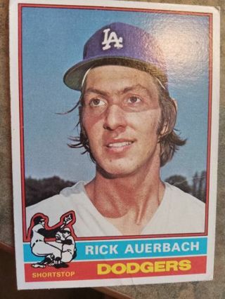 1976 TOPPS RICK AUERBACH LOS ANGELES DODGERS BASEBALL CARD# 622