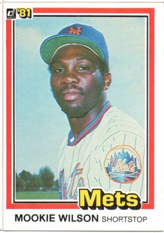 1981 Donruss Mookie Wilson Rookie #575