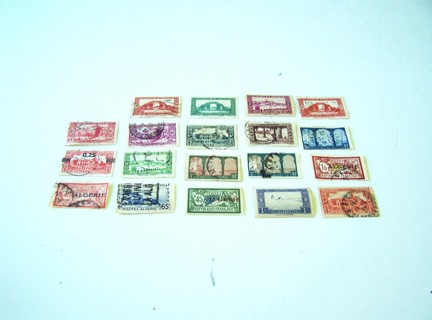 Algeria Postage Stamps used Set of 19