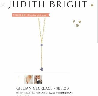 Judith Bright "Gillian" necklace